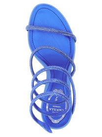Rene Caovilla Cleo Sandals Blue