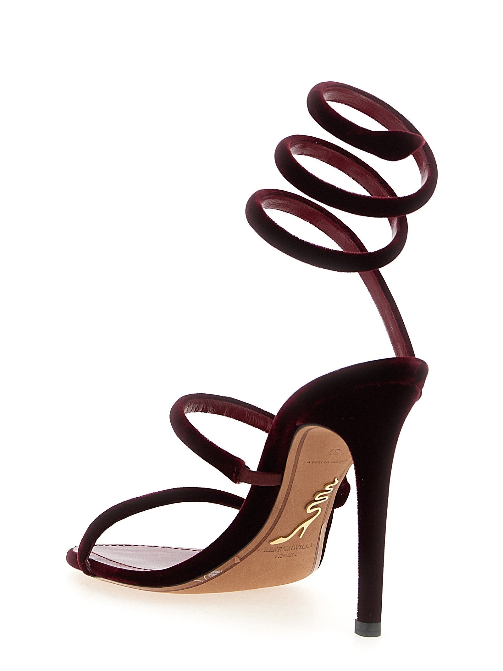 Rene Caovilla Cleo Sandals Red