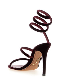 Rene Caovilla Cleo Sandals Red