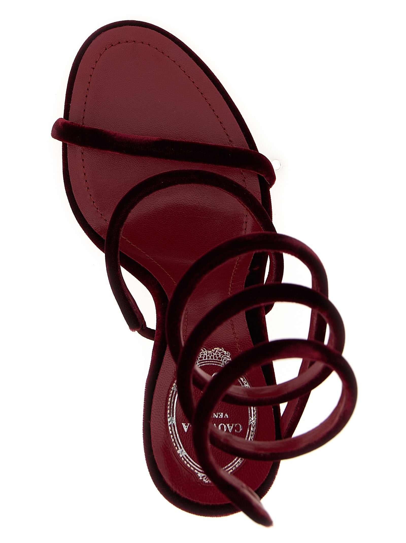 Rene Caovilla Cleo Sandals Red