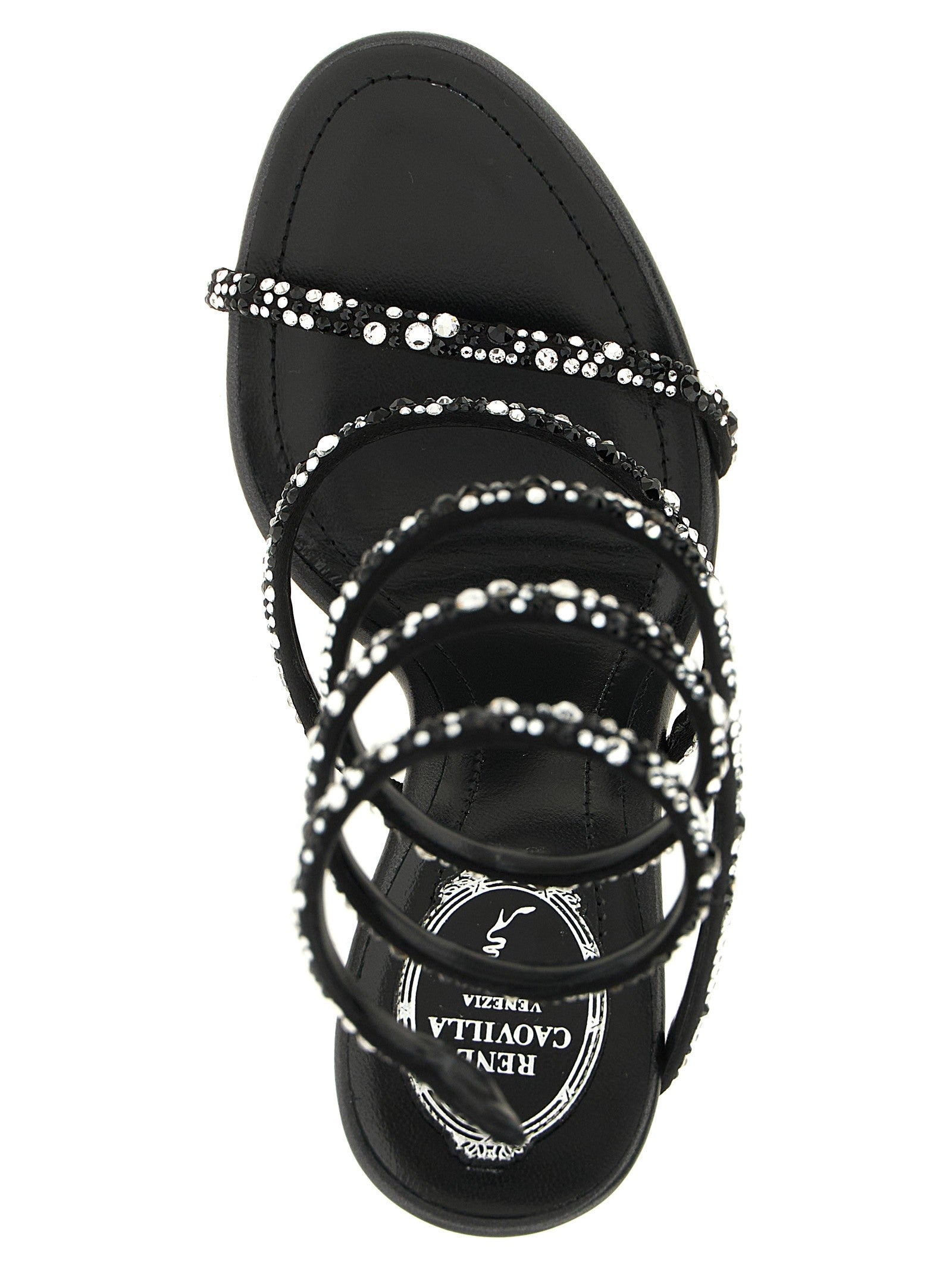 Rene Caovilla Cleo Sandals White