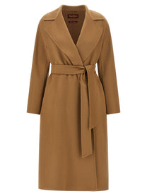 Max Mara Studio Cles Dressing Gown Coat Beige