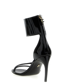 Ferragamo Clethra Sandals Black