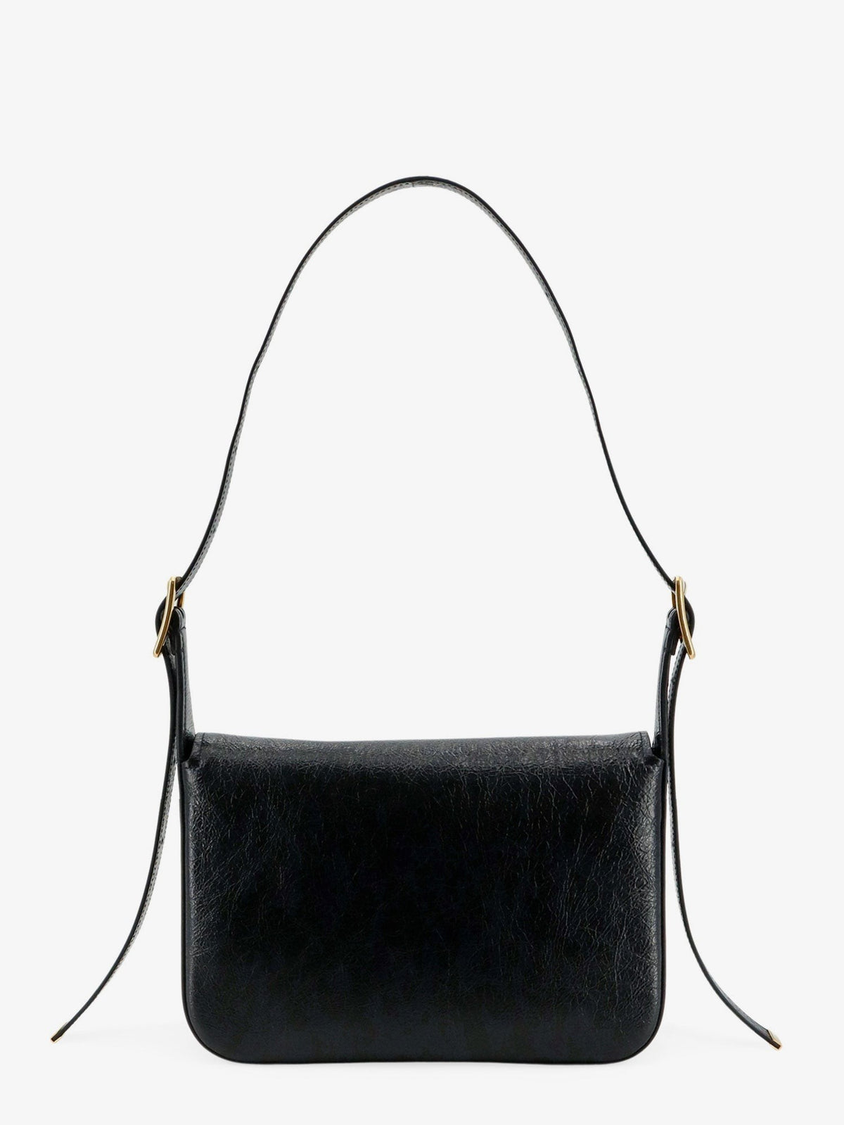 Balenciaga Women's Clicca Arena Leather Medium Shoulder Bag Black, view 3