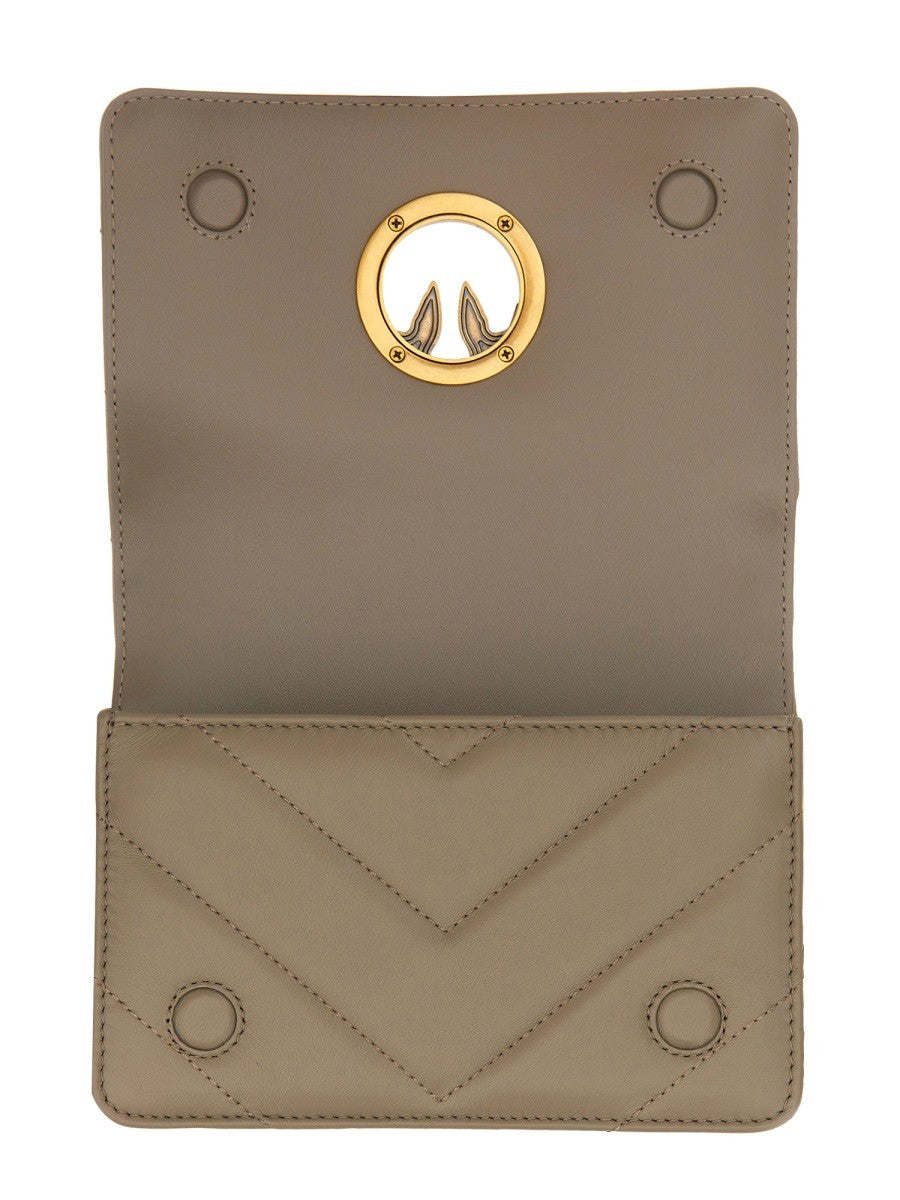 Pinko Women's Click Mini Love Bag Beige