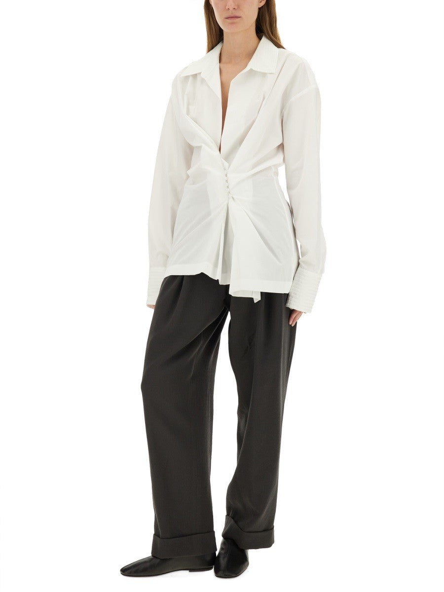 Dries Van Noten Women's Clickys Shirt White Dries Van Noten