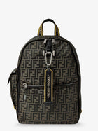 Fendi Men's Climb FF Zucca Technical Fabric Backpack Black