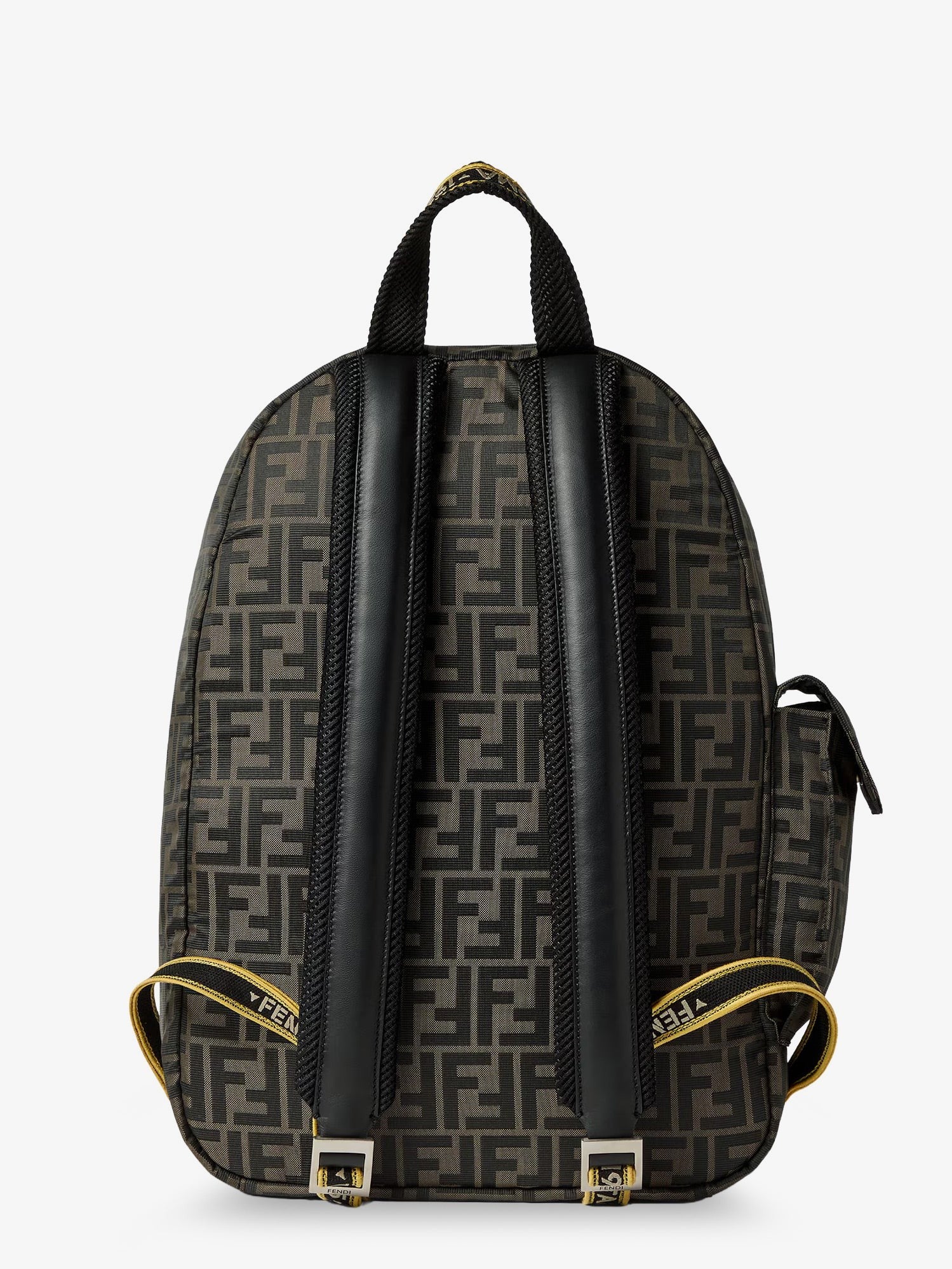 Fendi Men's Climb FF Zucca Technical Fabric Backpack Black