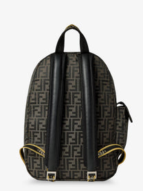 Fendi Men's Climb FF Zucca Technical Fabric Backpack Black