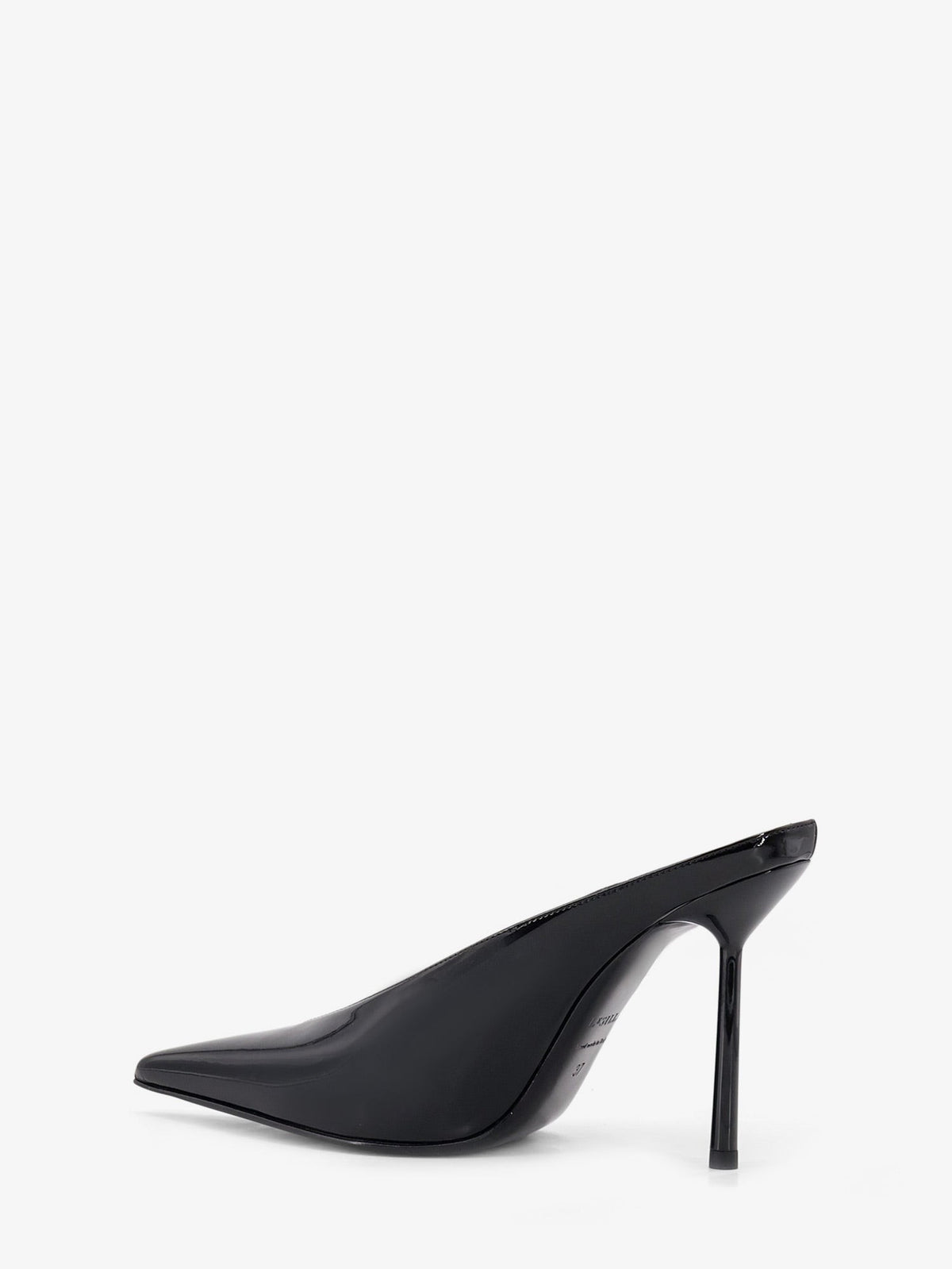 Le Silla Women's Clivage Patent Leather Sabot Black