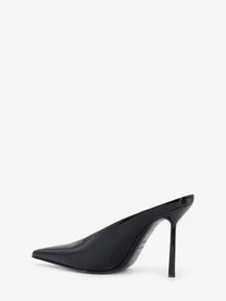 Le Silla Women's Clivage Patent Leather Sabot Black