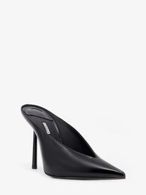 Le Silla Women's Clivage Patent Leather Sabot Black