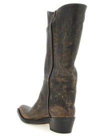 Khaite Clive Boots Brown