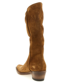 Khaite Clive Boots Brown