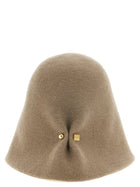 JACQUEMUS Cloche Hat Beige, view 3