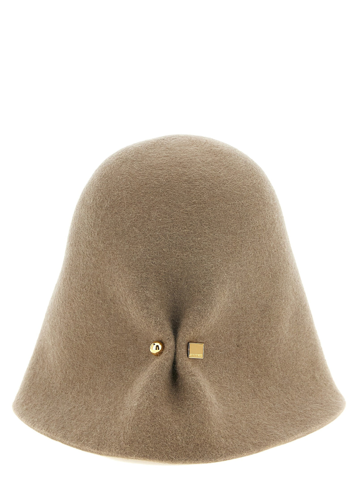 JACQUEMUS Cloche Hat Beige, view 3