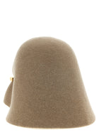 JACQUEMUS Cloche Hat Beige, view 2