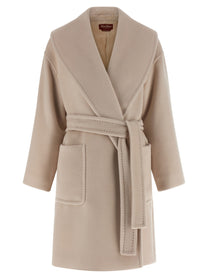 Max Mara Studio Cloruro Coat Beige