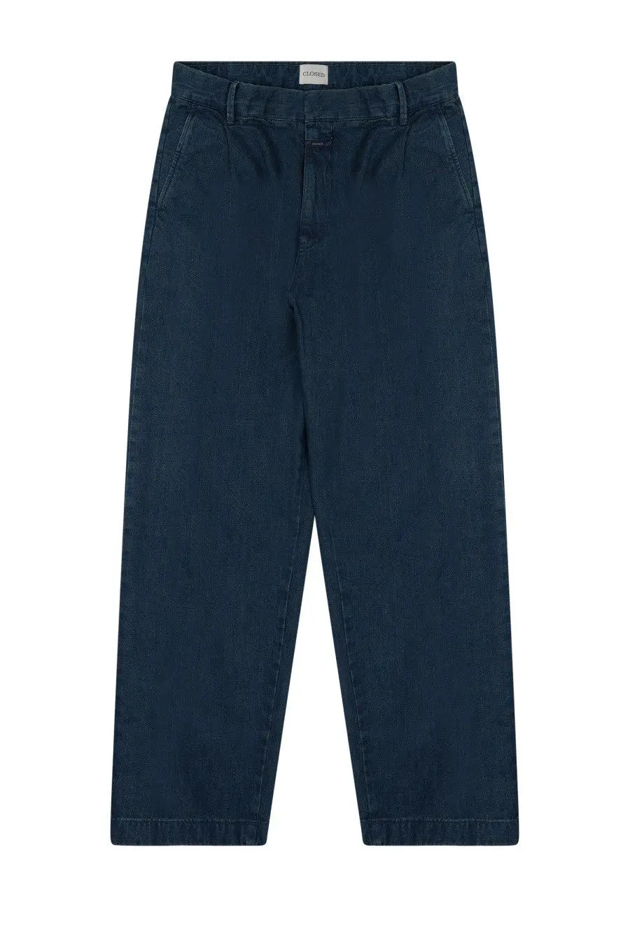 Closed men’s denim pants blue in dark blue with relaxed straight-leg cut and visible stitching details