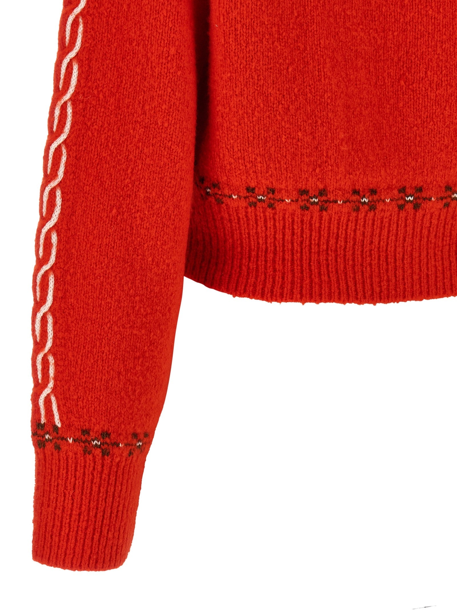 Guest In Residence Cloud Chalet Cardigan Red