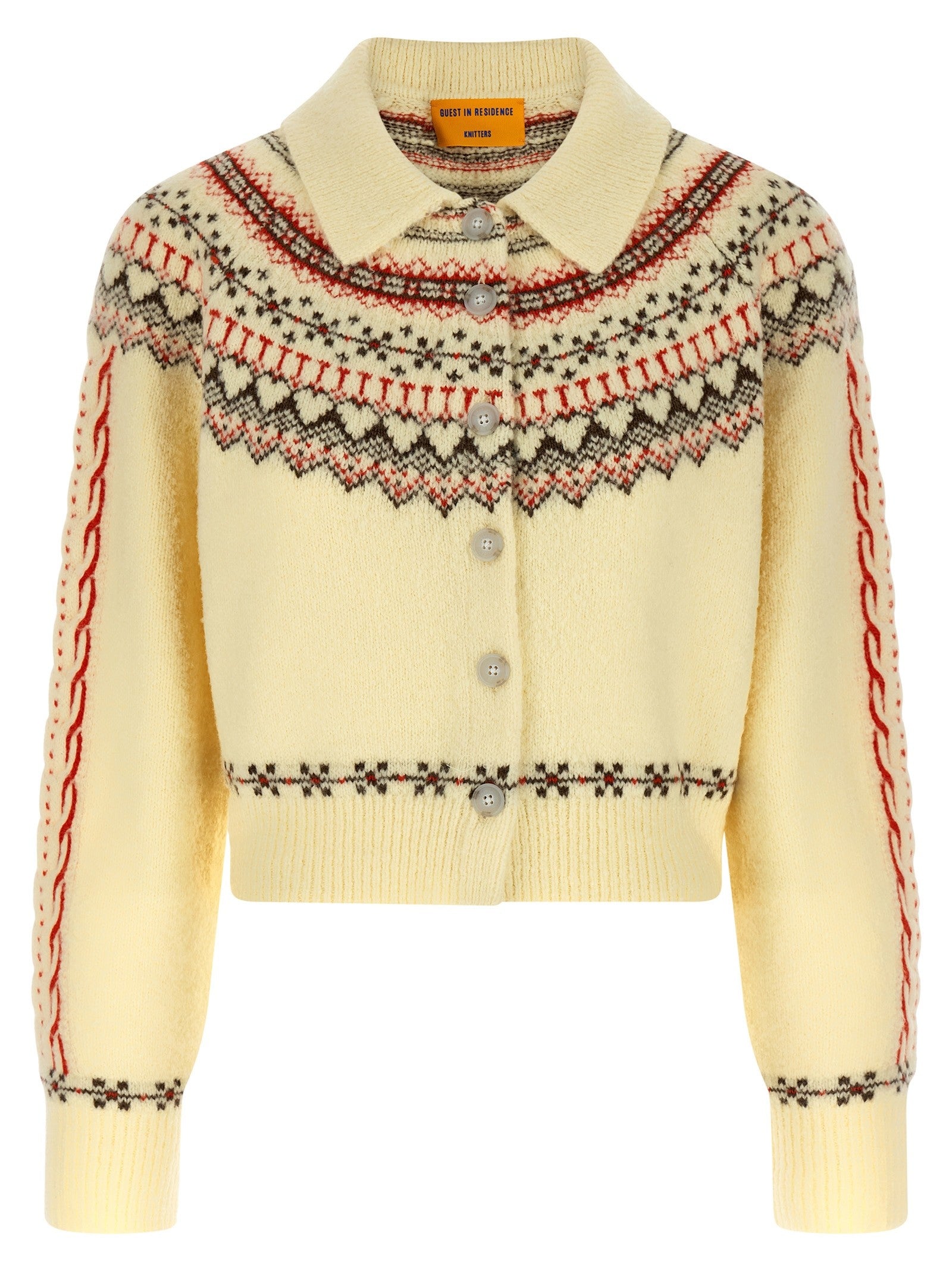 Guest In Residence Cloud Chalet Cardigan Gold