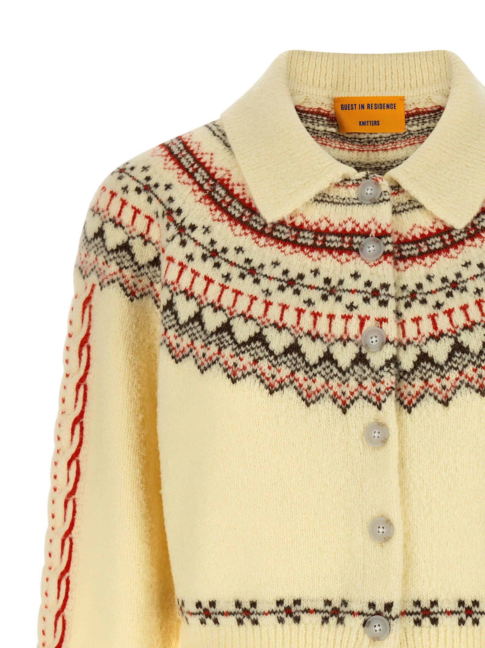 Guest In Residence Cloud Chalet Cardigan Gold