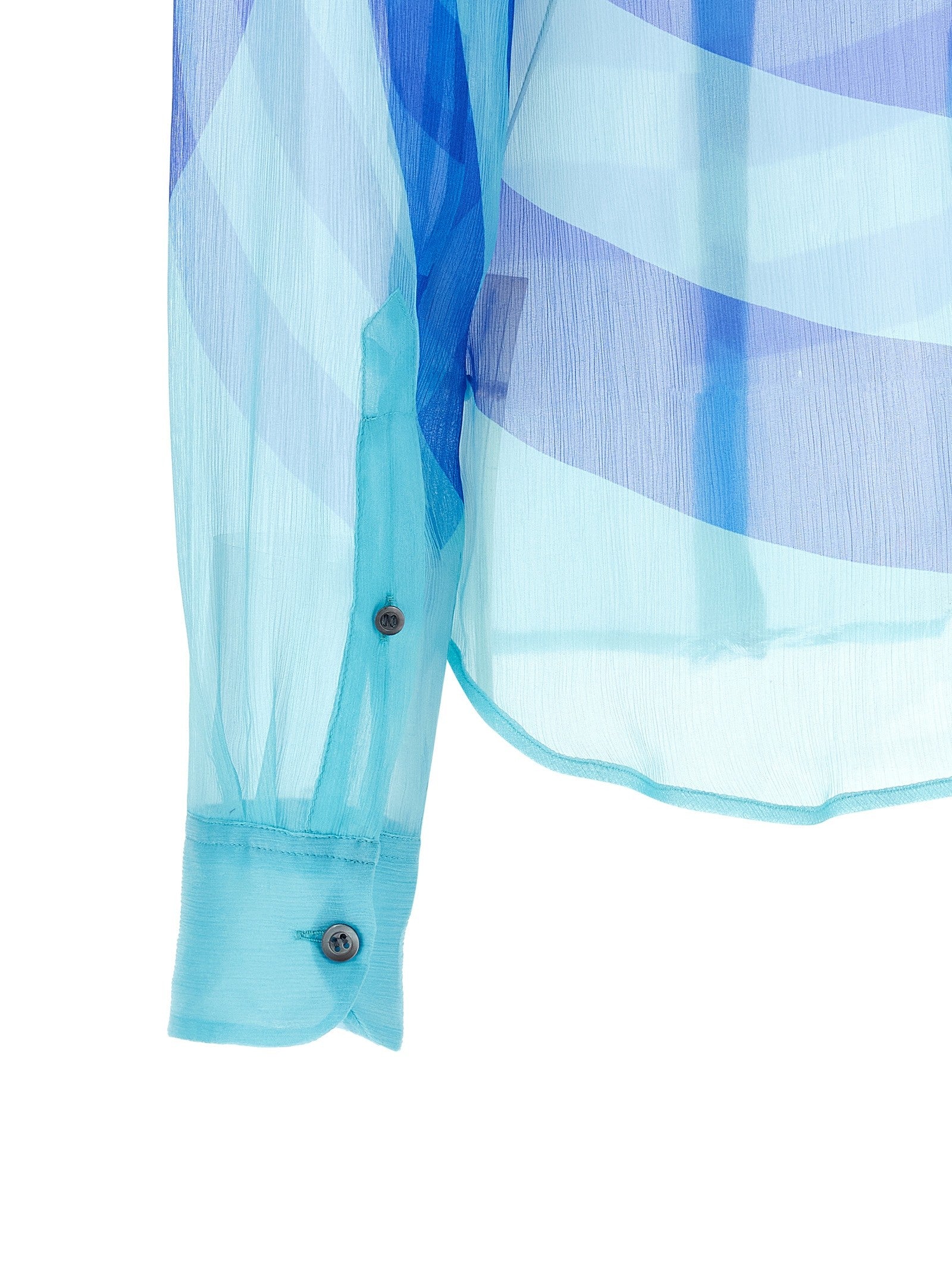 Dries Van Noten Cloudy Shirt Blue