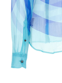 Dries Van Noten Cloudy Shirt Blue