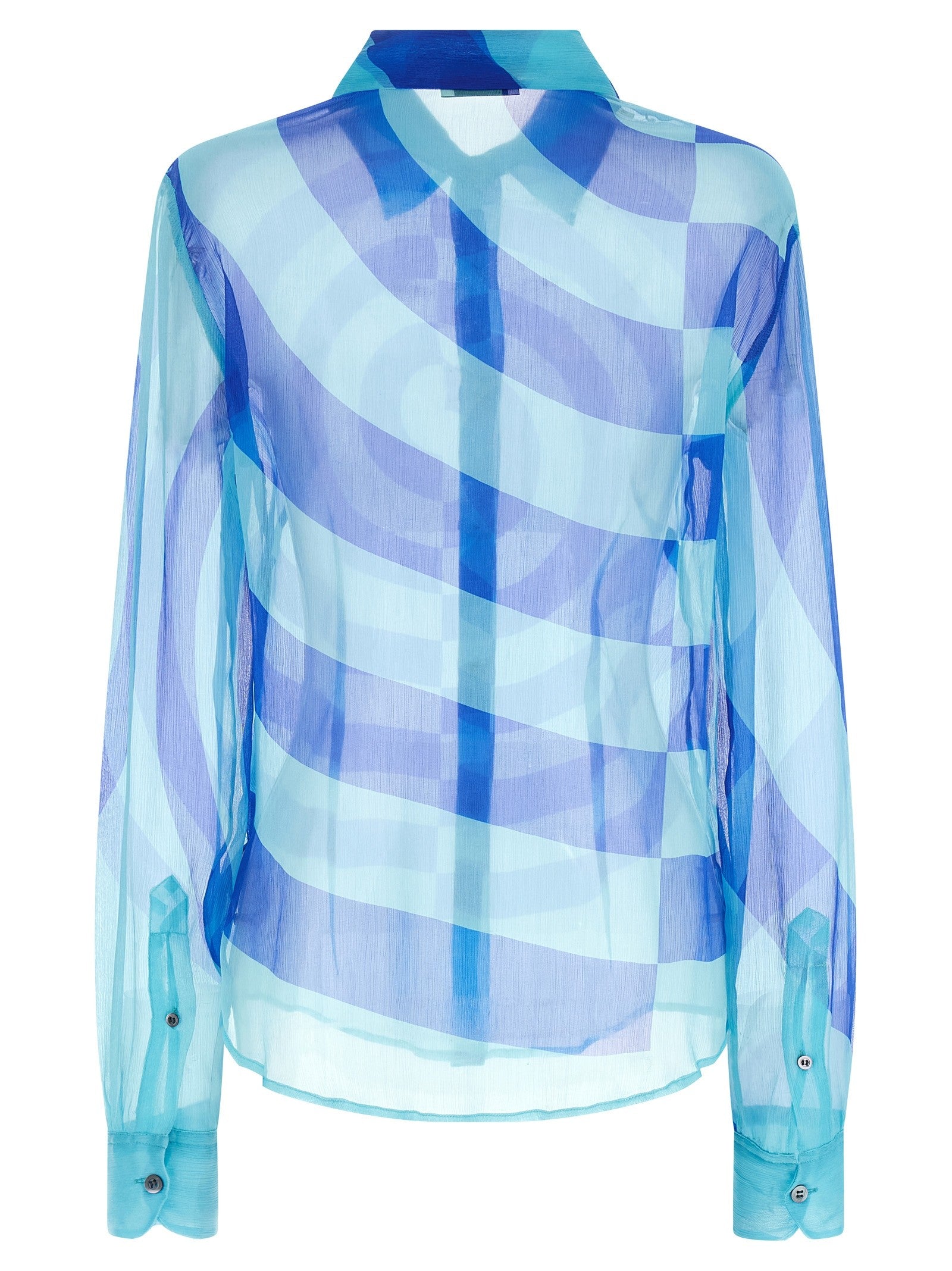 Dries Van Noten Cloudy Shirt Blue