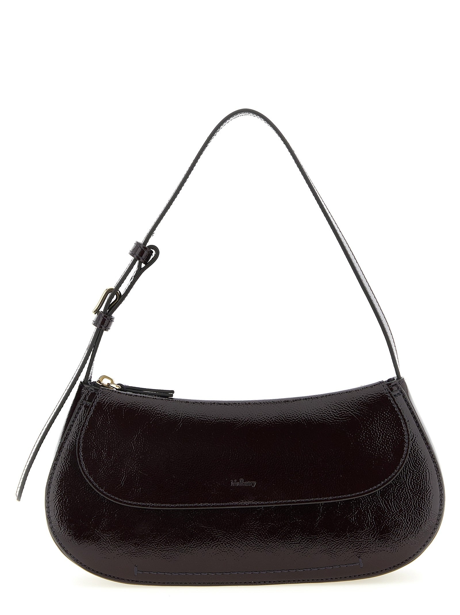 Mulberry Clovelly Shoulder Bag Purple