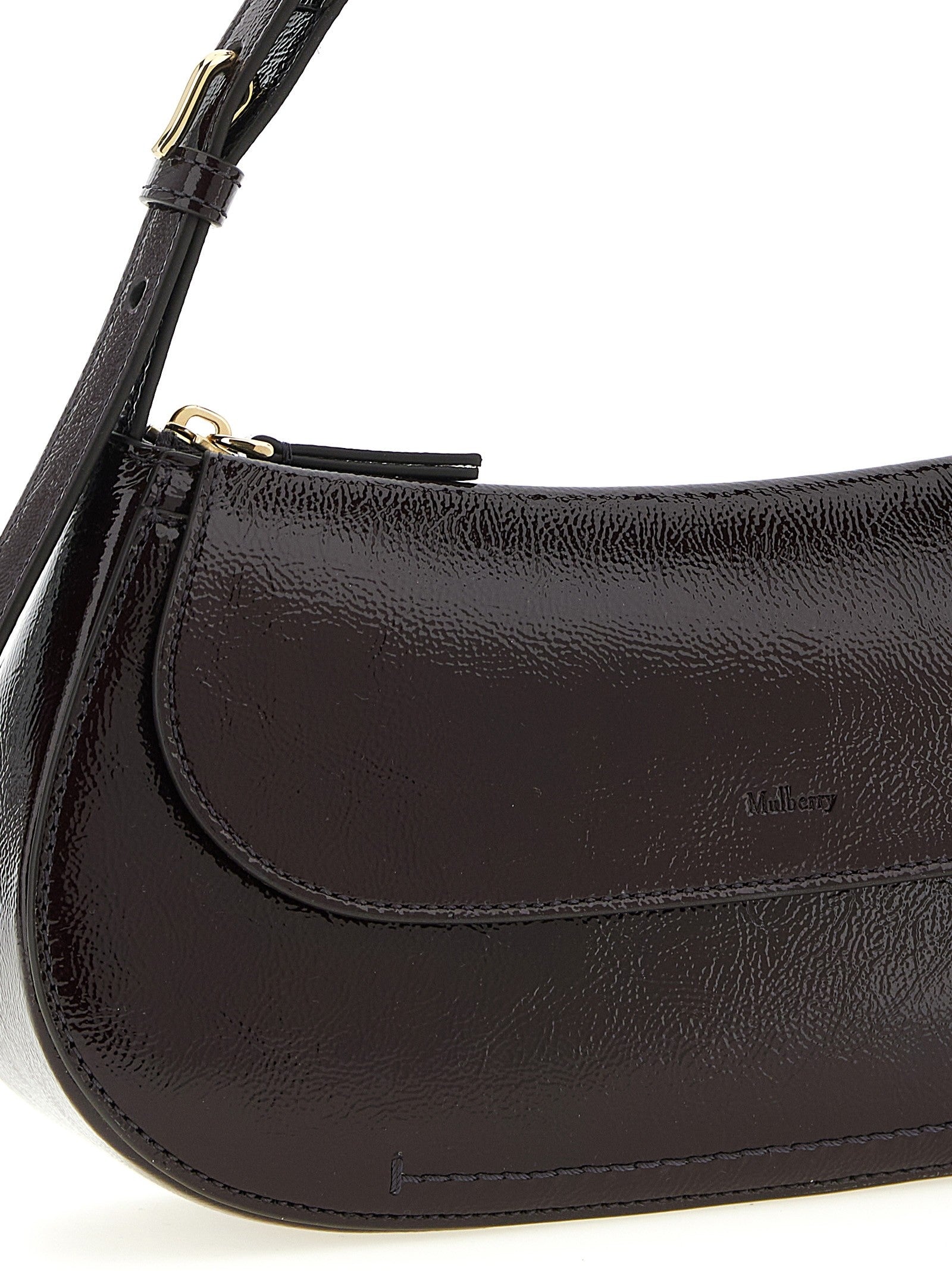 Mulberry Clovelly Shoulder Bag Purple