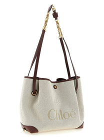 Chloé Clover Shoulder Bag White