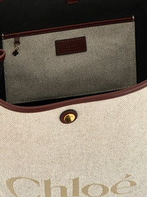 Chloé Clover Shoulder Bag White