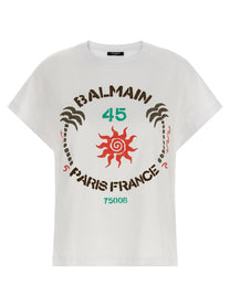 Balmain Club Print Shirt White