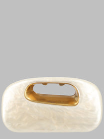 Cult Gaia Women's Clutch Amara White