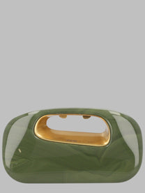 Cult Gaia Women's Clutch Amara Green