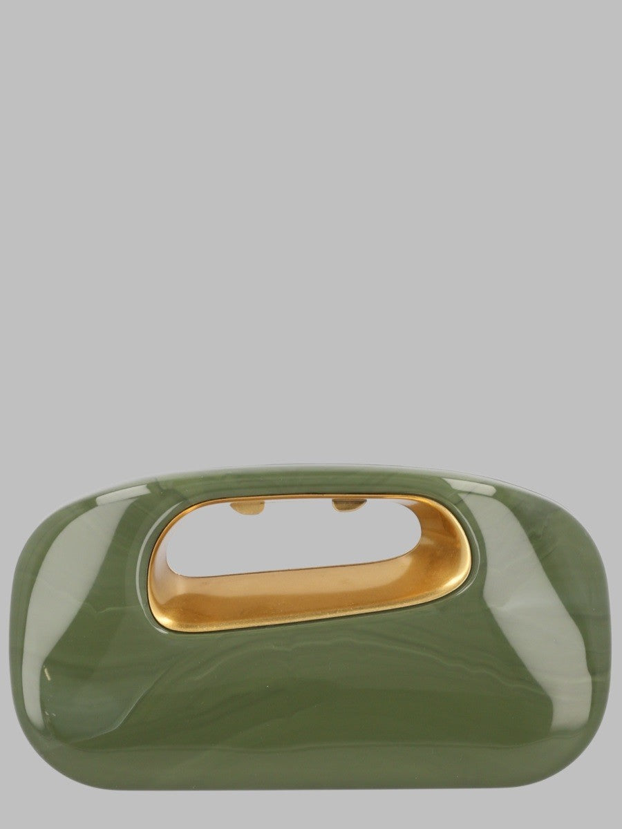 Cult Gaia Women's Clutch Amara Green