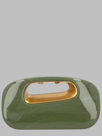 Cult Gaia Women's Clutch Amara Green