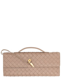 Bottega Veneta Women's Clutch Andiamo Beige