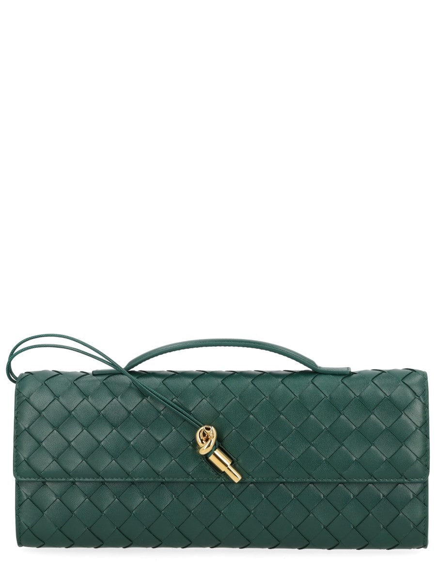 Bottega Veneta Women's Clutch Andiamo Green