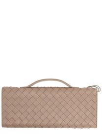 Bottega Veneta Women's Clutch Andiamo Beige