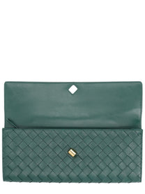 Bottega Veneta Women's Clutch Andiamo Green