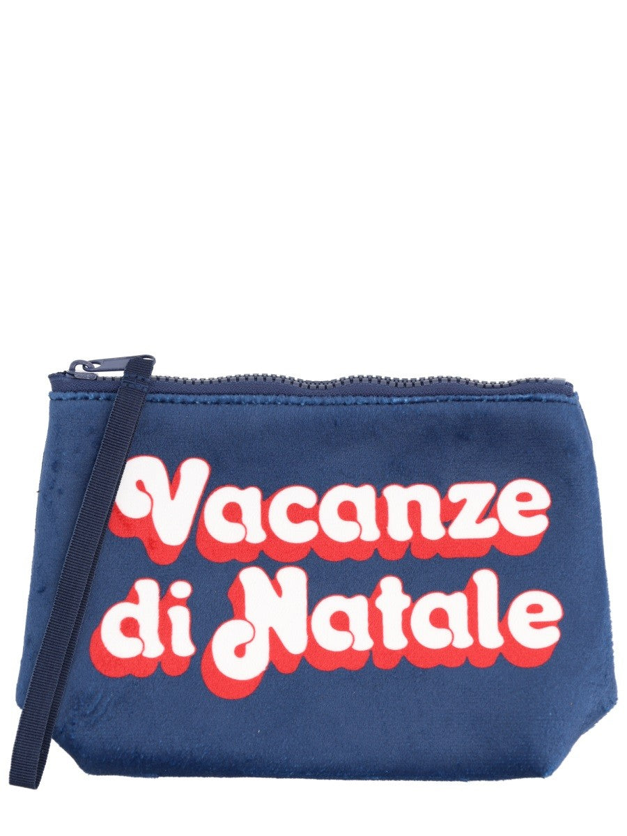 Mc2 Saint Barth Unisex Clutch Bag Aline Blue Mc2 Saint Barth