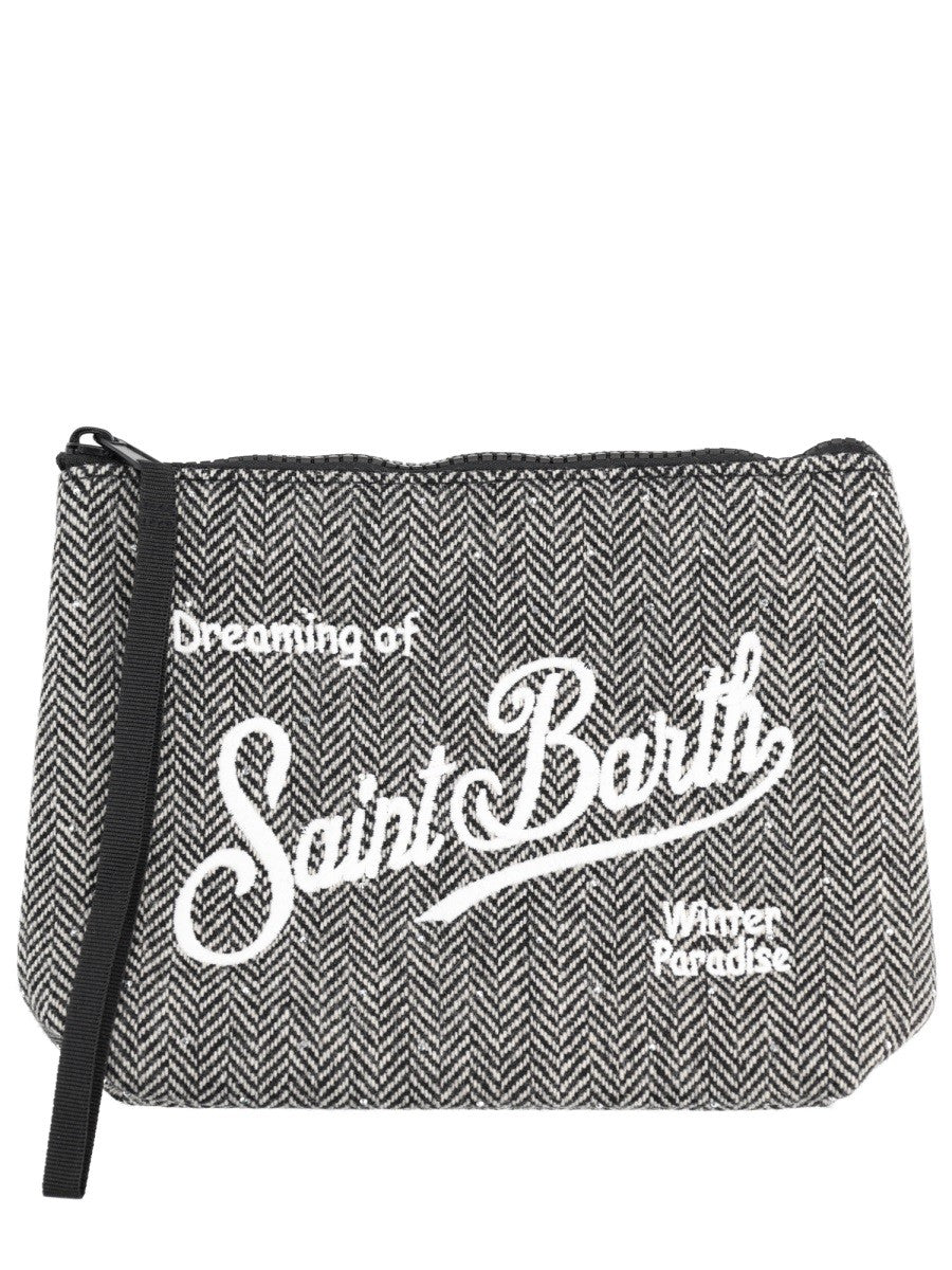 Mc2 Saint Barth Women's Clutch Bag Aline Black Mc2 Saint Barth
