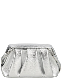 Themoirè Women's Clutch Bag Athena Silver