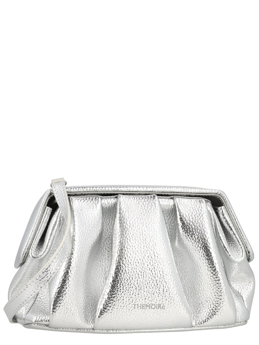 Themoirè Women's Clutch Bag Athena Silver