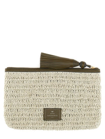 Anya Hindmarch Women's Clutch Bag Wink Beige Anya Hindmarch