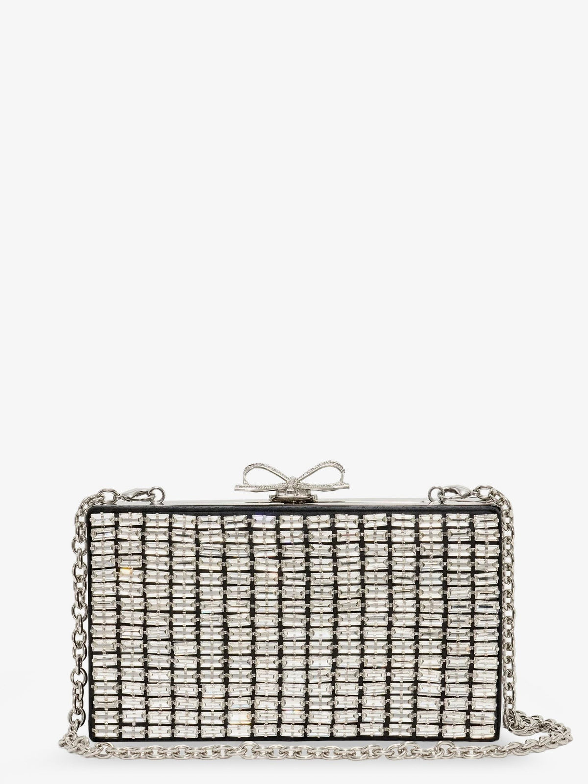 self-portrait Women's Clutch Bag Silver