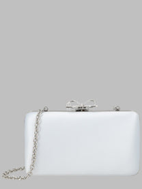 self-portrait Women's Clutch Blu in Raso Blue