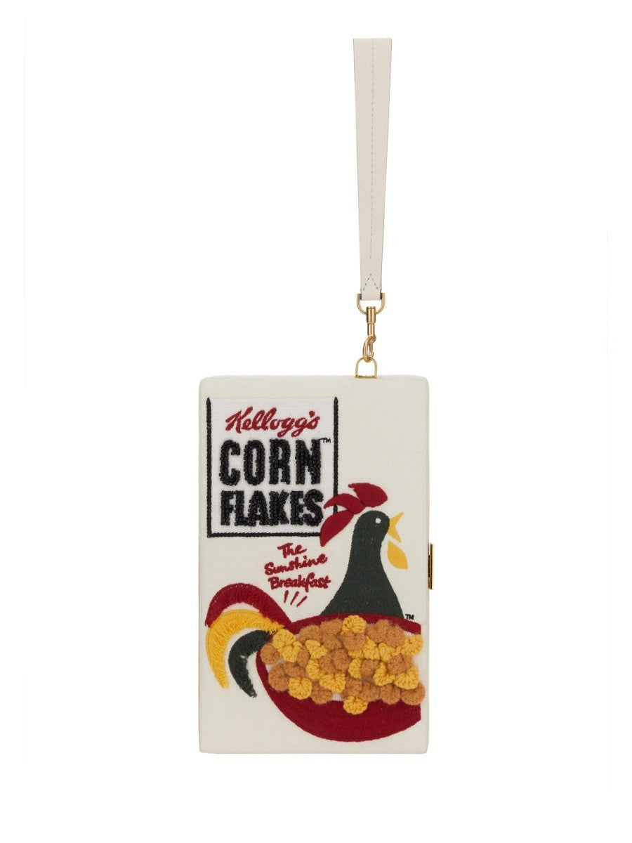 Anya Hindmarch Women's Clutch Cornflakes Yellow Anya Hindmarch